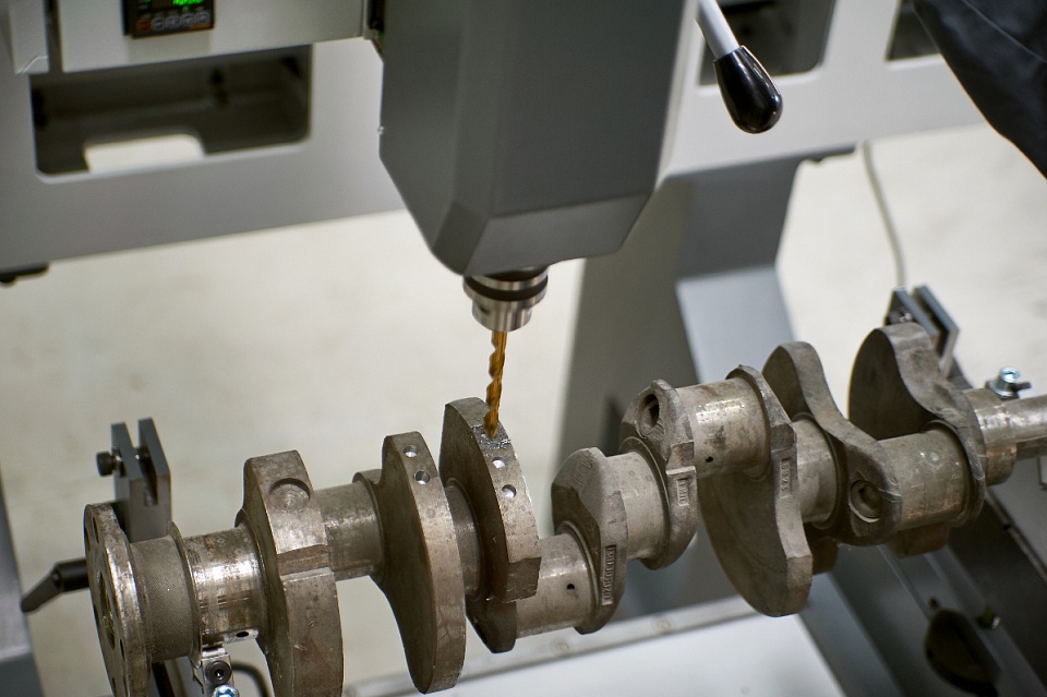 Drilling portal for crankshafts from the manufacturer Enset LLC