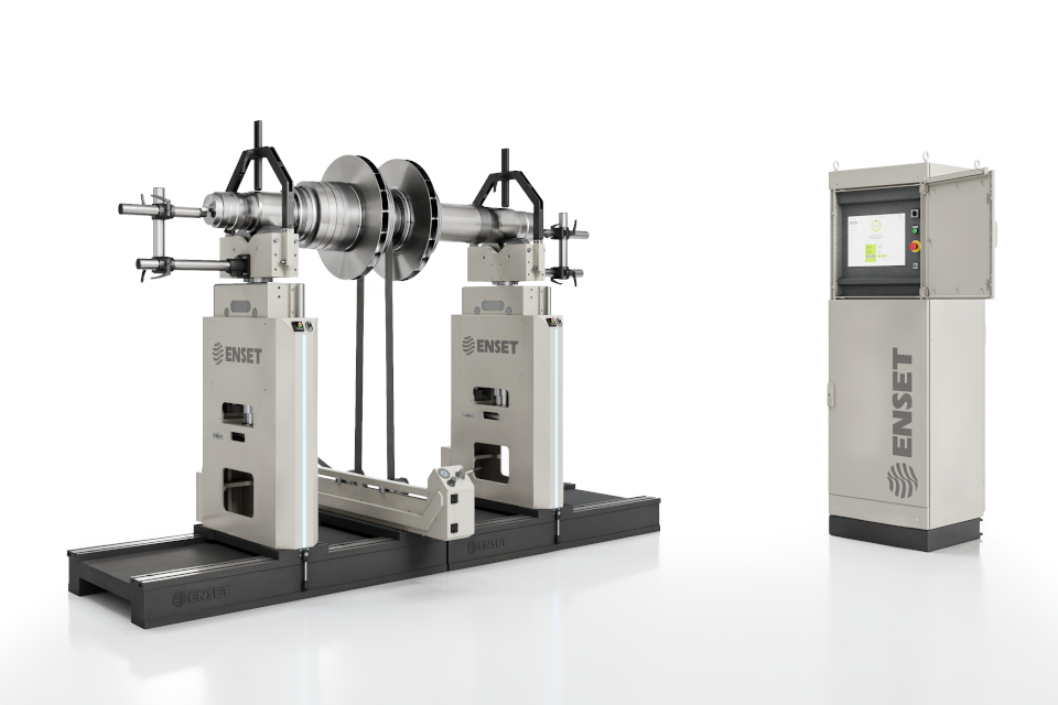 FLECSOR balancing machine for rotors