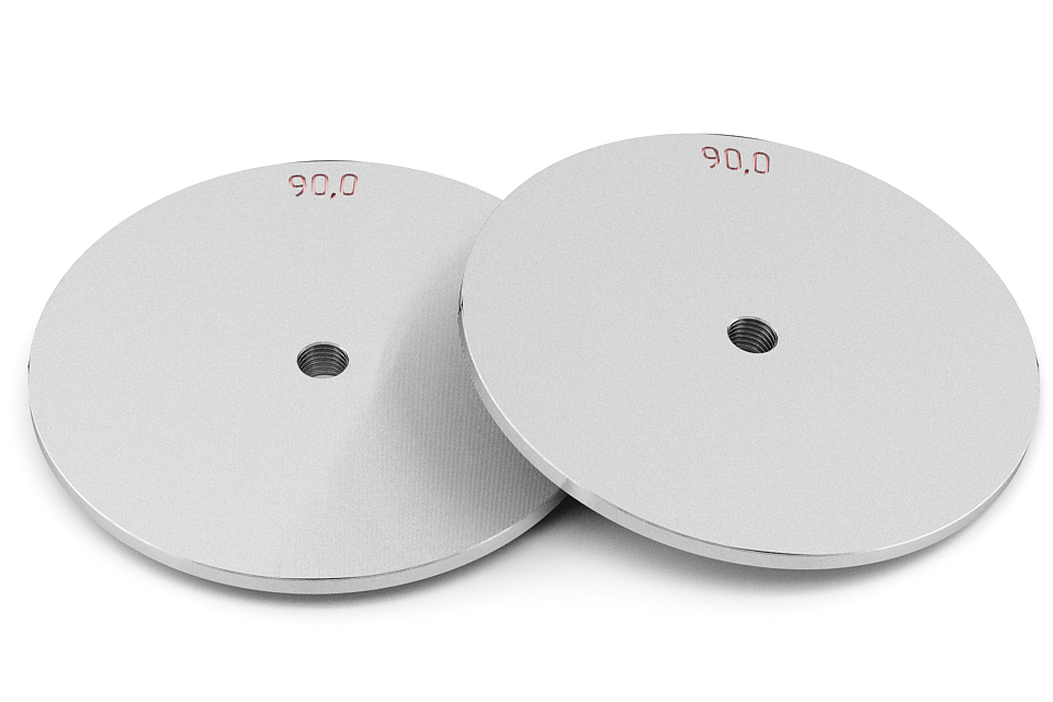 Car mandrels as per DIN standard, 90 mm