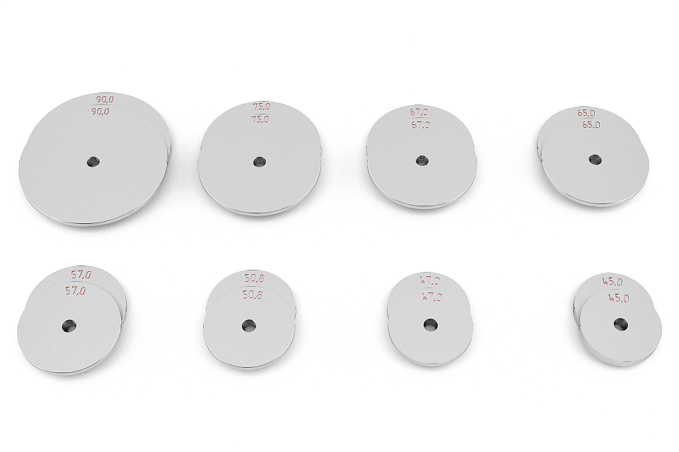 Full set of car adapters as per DIN standard
