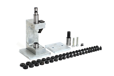 Full set of tooling for staking universal joints 