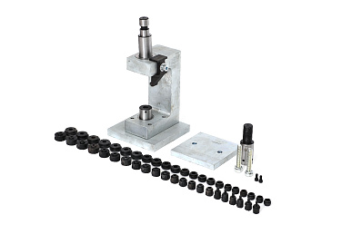 Full set of tooling for staking universal joints 