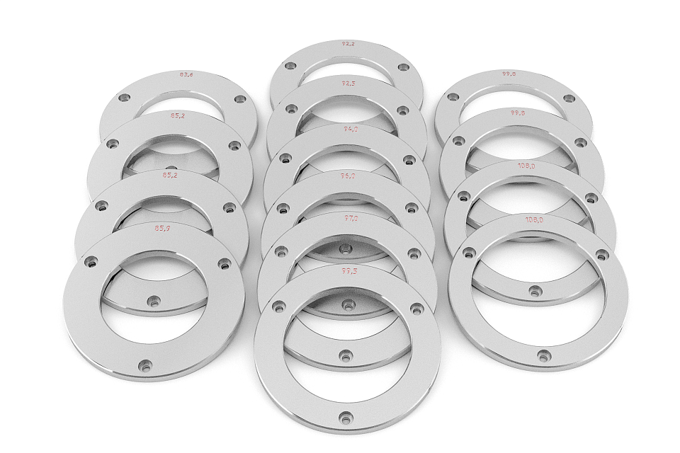 Full set of car adapters as per CV standard