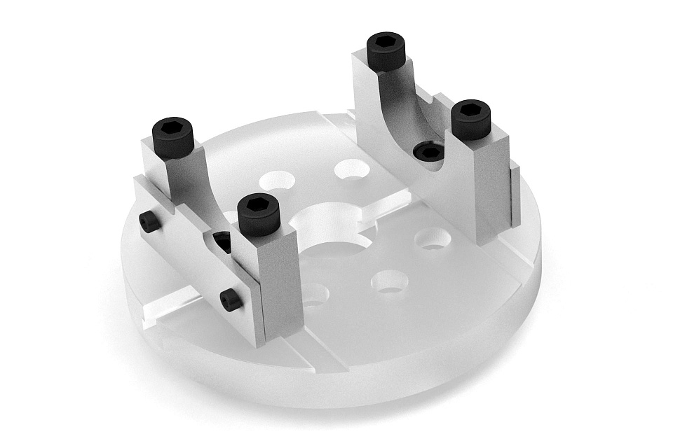 Half-Round Yoke adapters as per standard 38x148 mm