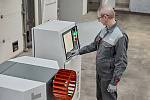 Overhung balancing machine for rotors DBR CONSOLE