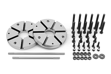 Set of car base faceplates 