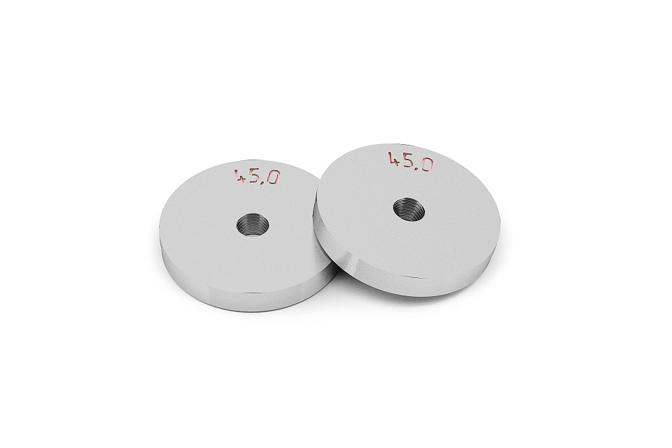 Car mandrels as per DIN standard, 45 mm