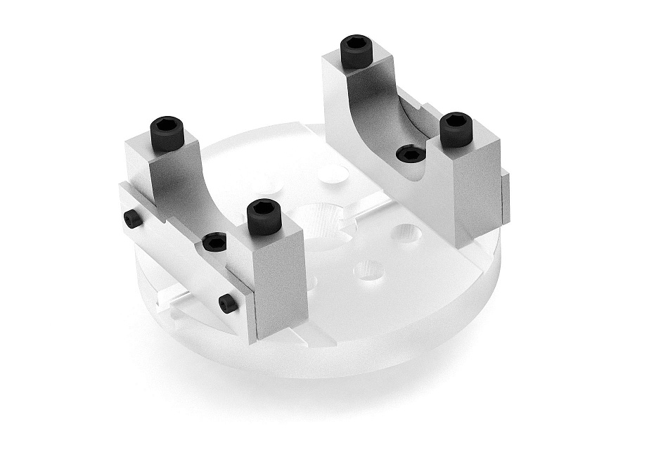 Half-Round Yoke adapters as per standard 57x164 mm