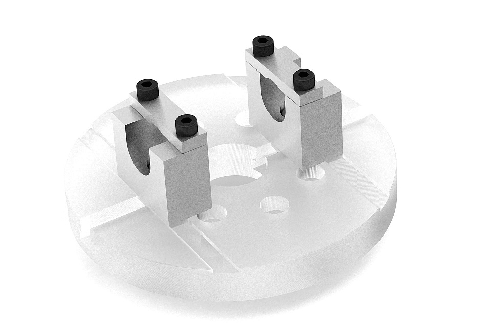 Half-Round Yoke adapters as per standard 28.575x65 mm
