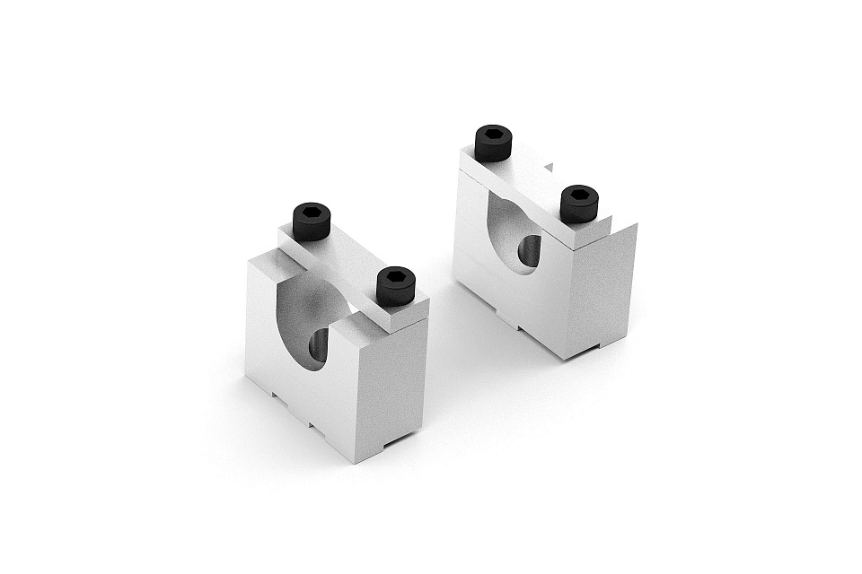 Half-Round Yoke adapters as per standard 28.575x65 mm from Enset
