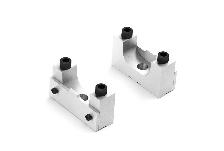 Half-Round Yoke adapters as per standard 48x161 mm from Enset