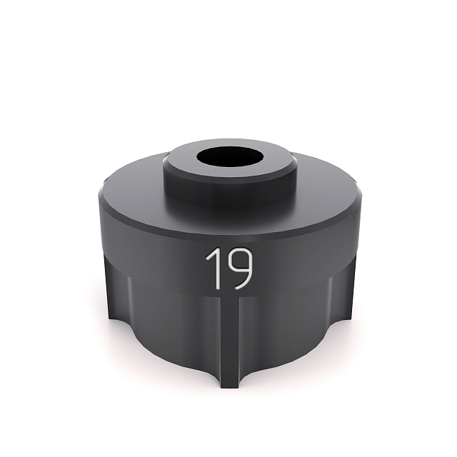 Center punch for U-joints 19 mm, 4 beams