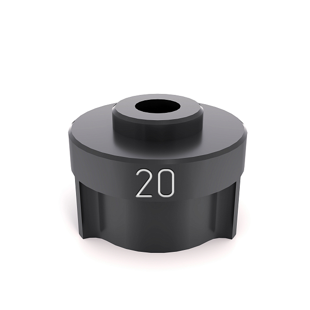 Center punch for U-joints 20 mm, 3 beams