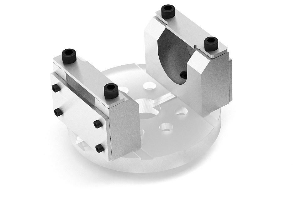 Half-Round Yoke adapters as per standard 65x190 mm