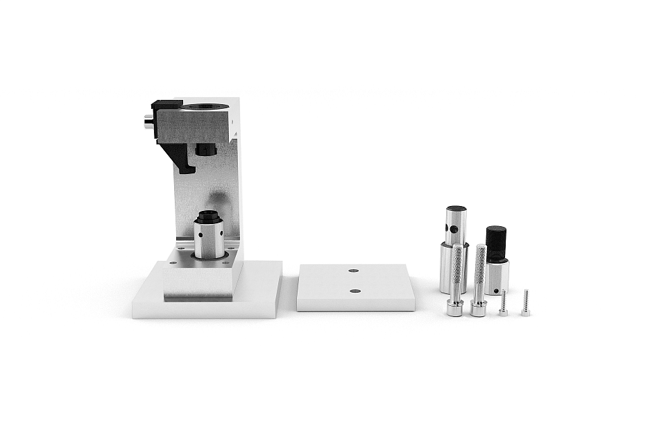 Base clamp for staking U-joints from Enset