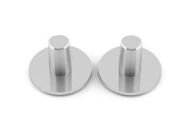 Set of alignment pins for cardan shafts with guibos