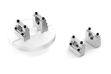 Set of half-round yoke adapters as per standard, 30.2х106.3