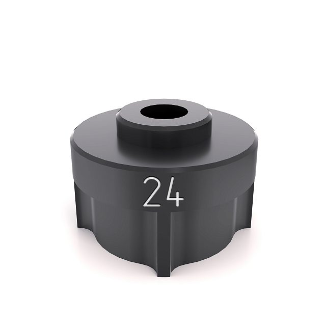 Center punch for U-joints 24 mm, 4 beams