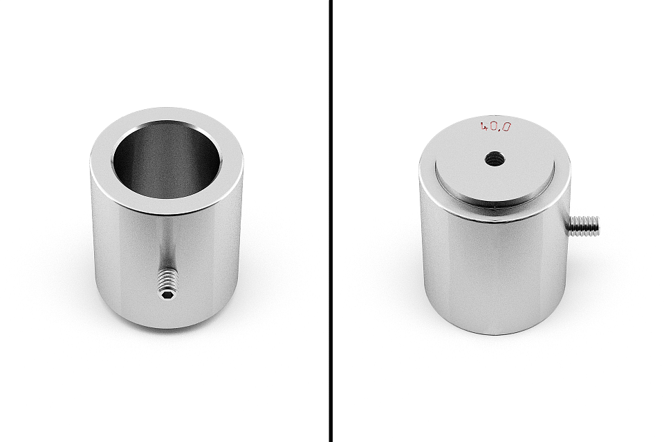 Centering cup 40 mm from Enset